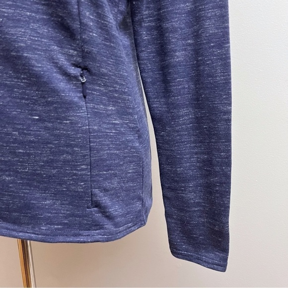 Kuhl Blue Slub Long Sleeve Hooded Popover Sweater Small - Picture 3 of 10